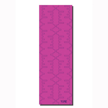 Rosy Flow Pro — TE52 6mm Cushioned Yoga Mat-0