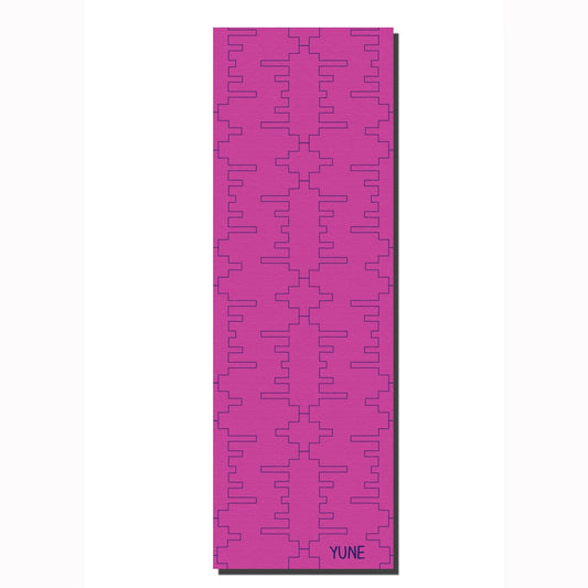 Rosy Flow Pro — TE52 6mm Cushioned Yoga Mat-0