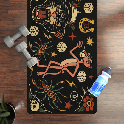 Macabre & Mantras — Tattoo Design Yoga Mat (3mm) | Yune Yoga-4