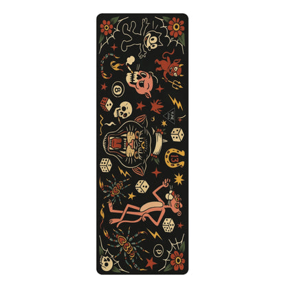 Macabre & Mantras — Tattoo Design Yoga Mat (3mm) | Yune Yoga-0